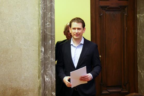 Sebastian Kurz vor Gericht am 23. Februar 2024.